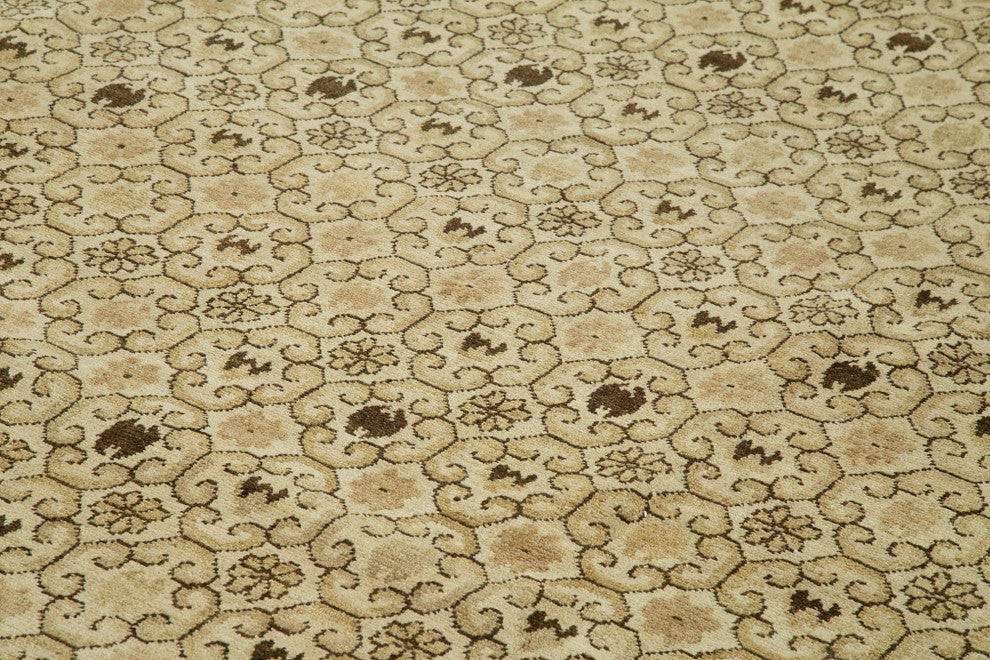 Rug N Carpet - Hand-Knotted Oriental 10' 0" x 13' 11" Wool Oushak Area Rug