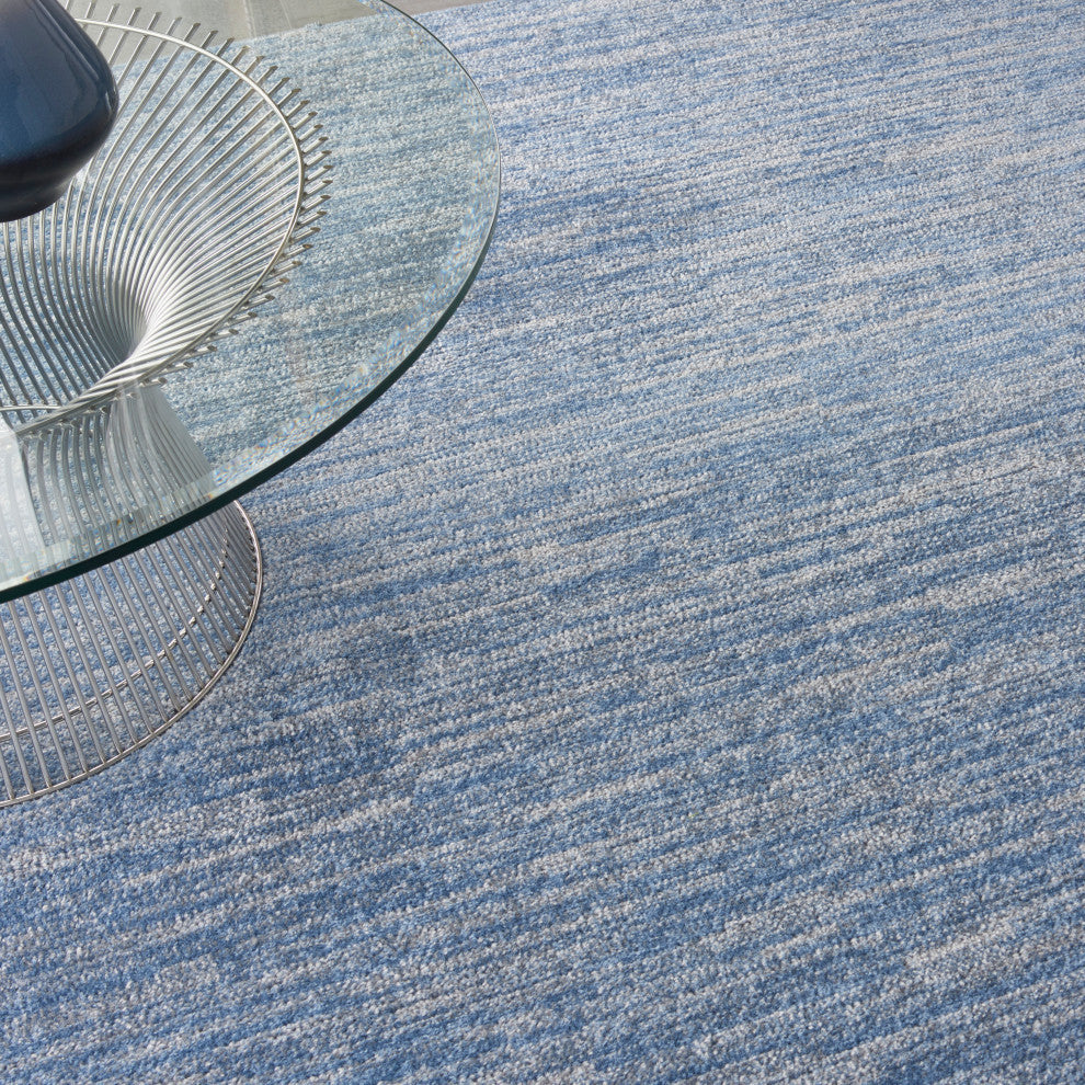 Nourison Essentials 9' x Square Blue/Grey Outdoor Area Rug