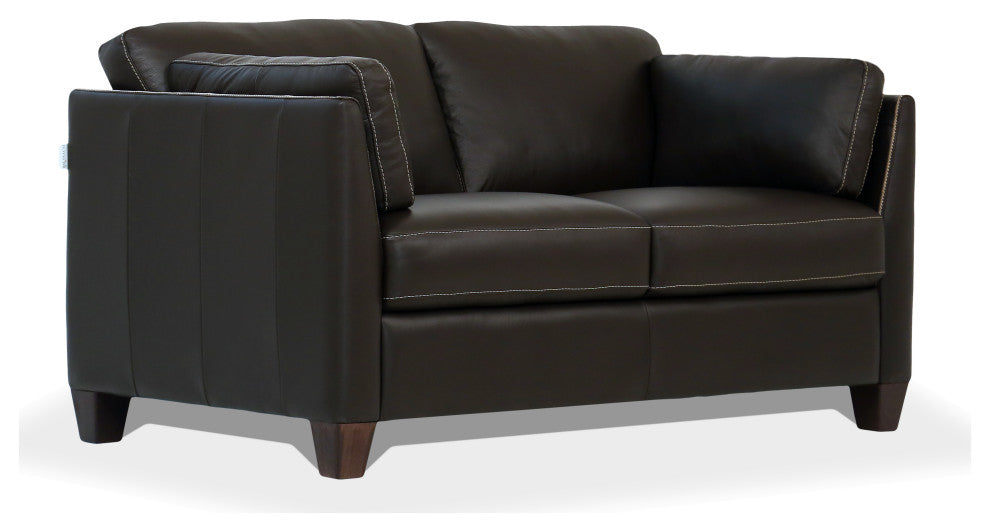 ACME Matias Loveseat, Chocolate Leather