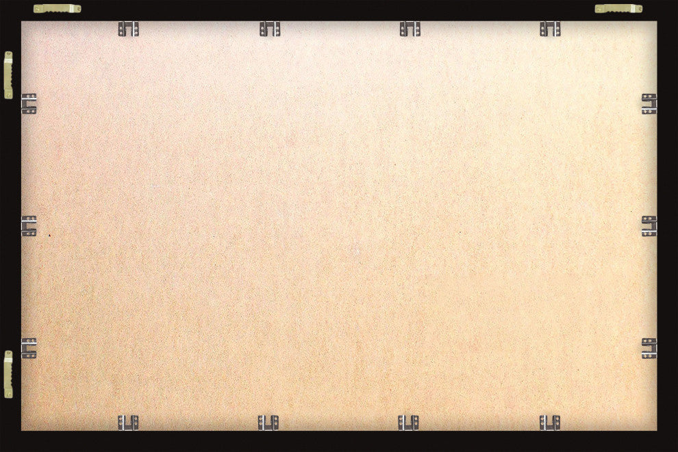 "Foggy Mountain Range" Framed Painting Print, 30x20