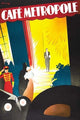 Cafe Metropole - Gallery Wrapped Canvas Art 28" x 42"