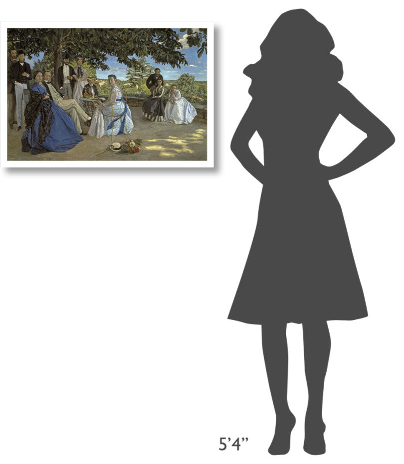 "Family Reunion" Digital Paper Print by Frederic Bazille, 32"x22"