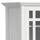 Bedford Solid Wood Tall TV Media Stand For TVs up to 60", White