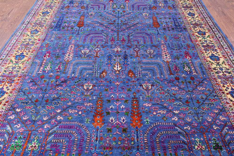 Wool & Silk Persian Ziegler Handmade Rug 8' 10" X 11' 11" - Q13722