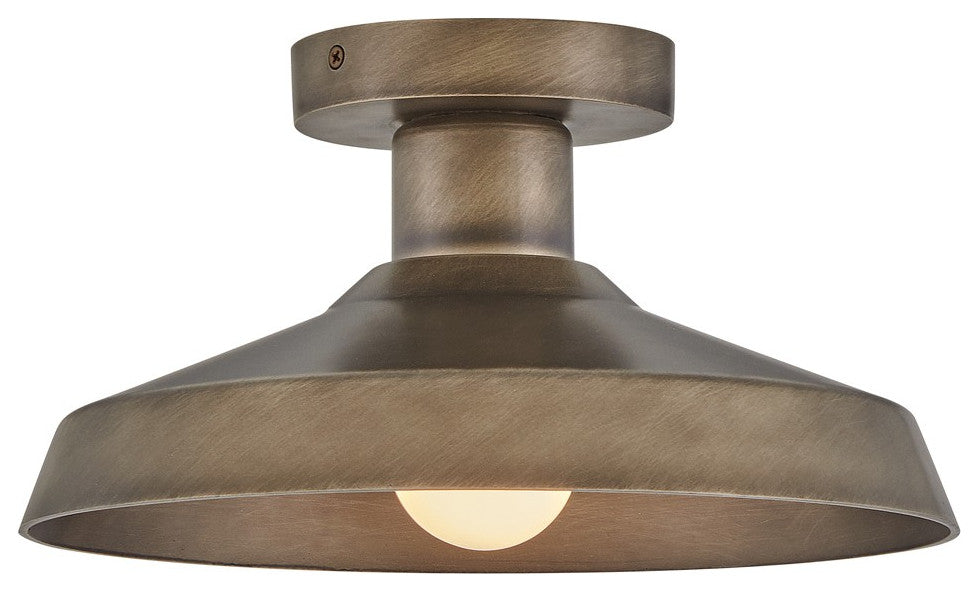 Forge LED Flush Mount, Burnished Bronze