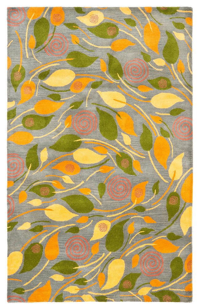 Safavieh Soho Soh217A Rug, Grey/Multi, 5'0"x8'0"