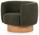 Calista Swivel Chair-Atlantis Moss