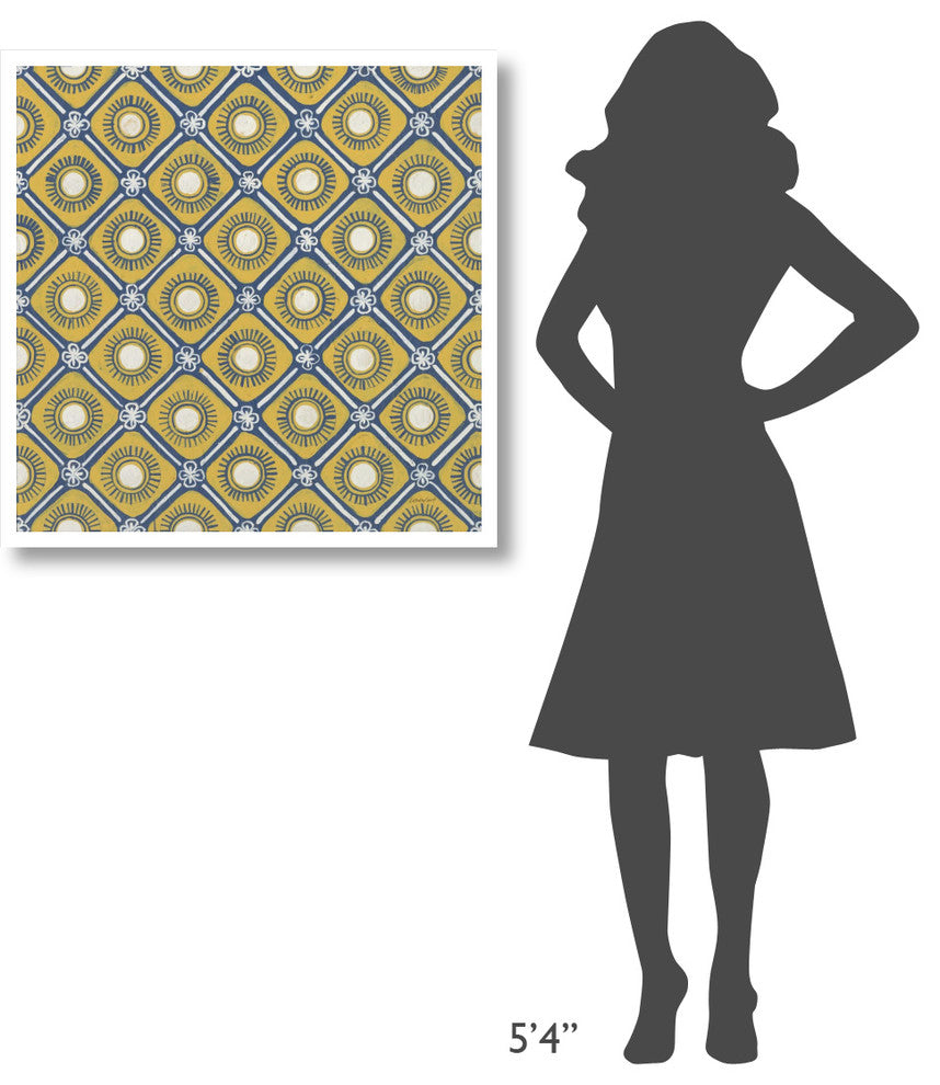 "Sunny Designs IV" Digital Paper Print by Kathrine Lovell, 32"x32"