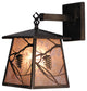 7 5"W Whispering Pines Lantern Wall Sconce