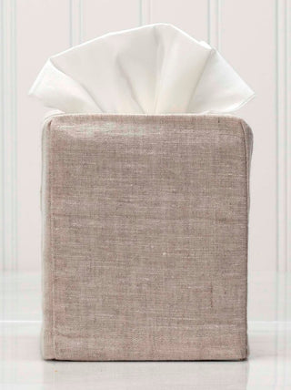 Natural Linen Tissue Box Cover