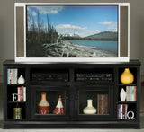 Eagle Furniture 66" Coastal Tall Thin Entertainment Console, Interesting Aqua