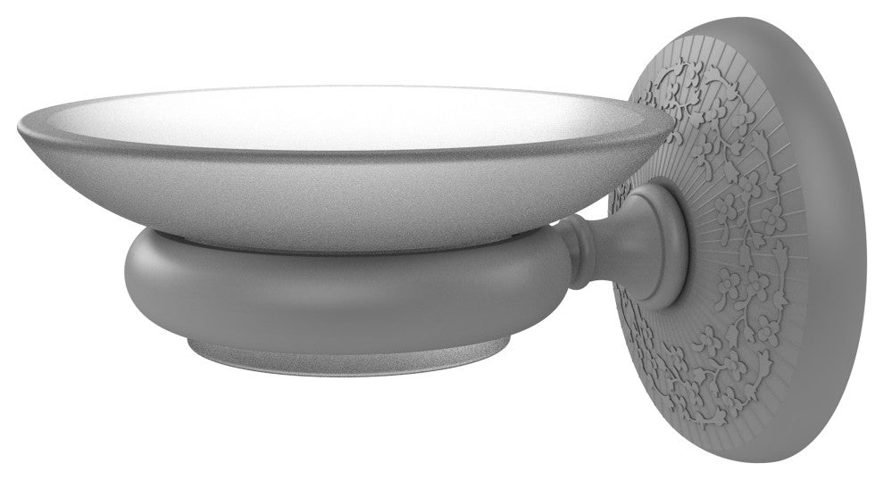 Monte Carlo Wall Mounted Soap Dish, Matte Gray