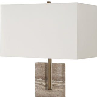 Uttermost 30402 Turning Point 26" Tall Buffet Table Lamp - Travertine