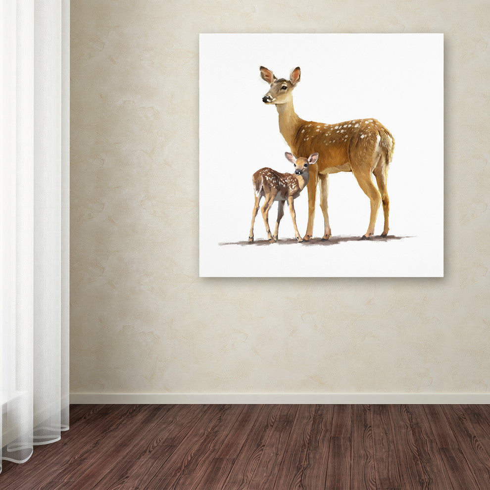 The Macneil Studio 'Deer' Canvas Art, 24"x24"