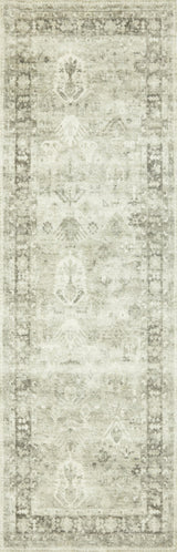 Loloi II Rosette Grey/Ivory Plush Area Rug, 2'-2" X 5'