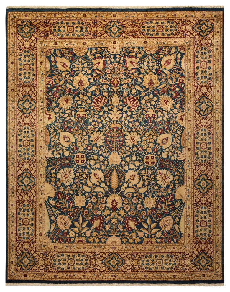 Mogul, One-of-a-Kind Hand-Knotted Area Rug Blue, 8'2"x10'4"