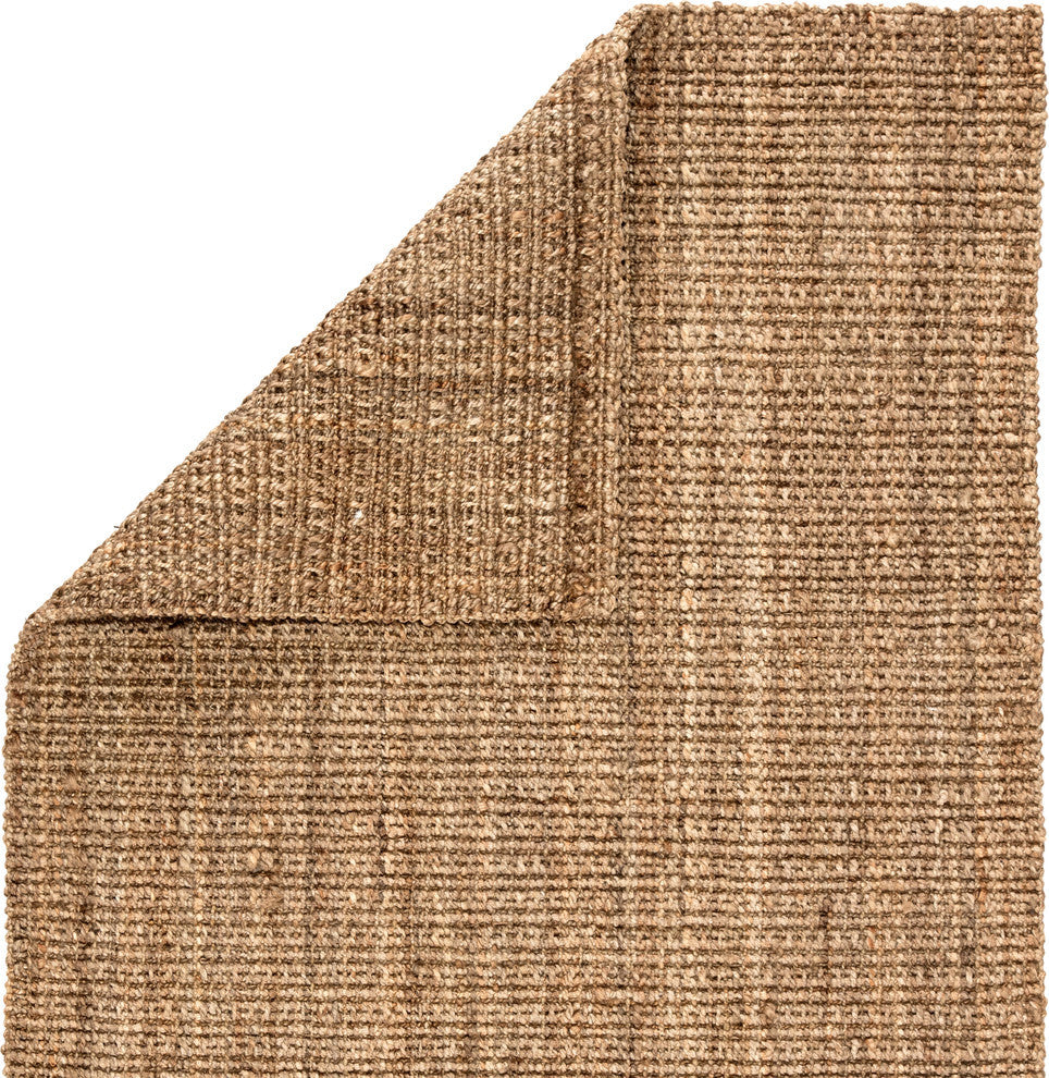 Jaipur Living Achelle Natural Solid Taupe Area Rug, 10'x14'