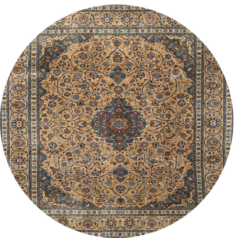 Ahgly Company Indoor Round Traditional Area Rugs, 4' Round