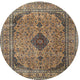 Ahgly Company Indoor Round Traditional Area Rugs, 4' Round