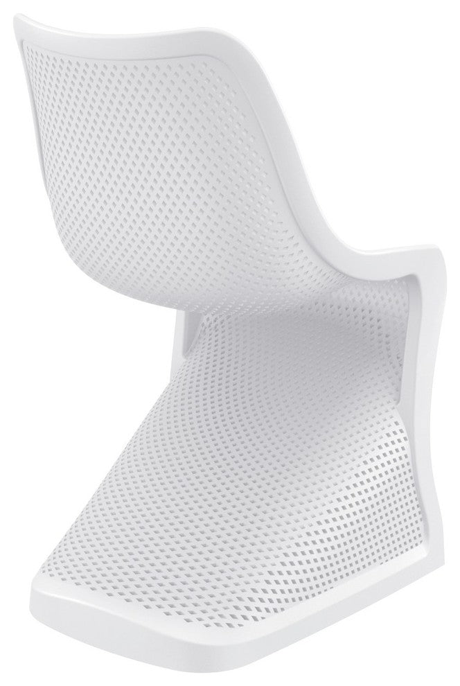 Compamia Bloom Outdoor Dining Chairs, Set of 2, White