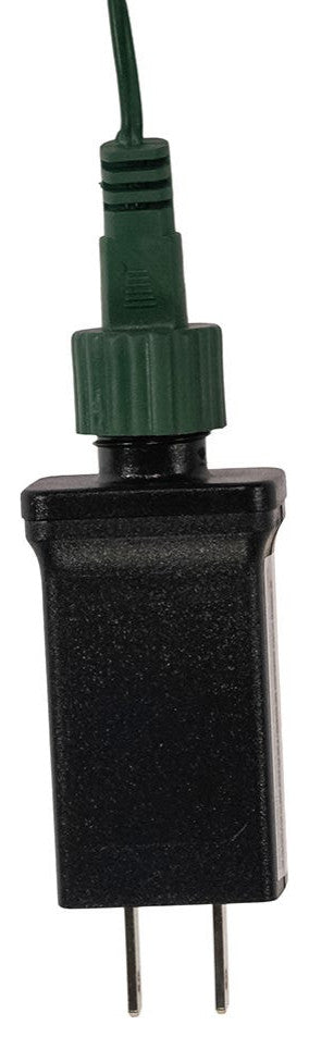 75 Light, Cluster Burst Multi-Color LED Light Set, Green Wire