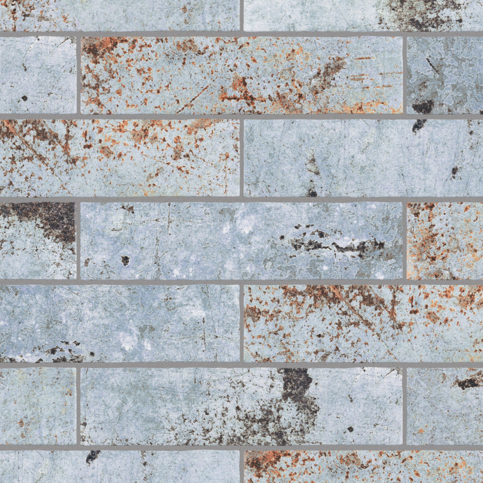 London Ceramic Wall Tile Sample, Blue