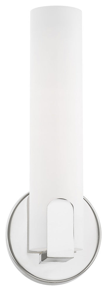 Livex Lighting Polished Chrome LED Light ADA Wall Sconce