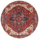 Ahgly Company Indoor Round Mid-Century Modern Area Rugs, 5' Round