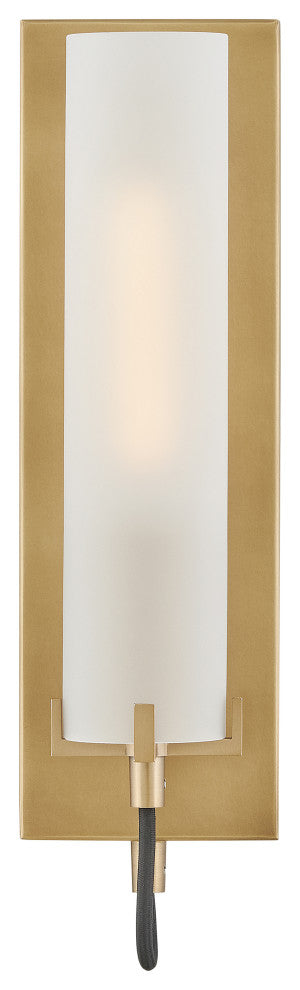 Hinkley Ryden Medium Single Light Sconce, Heritage Brass
