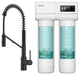 KRAUS Oletto Pull-Down Filter Kitchen Faucet MB w/ Purita Filtration System