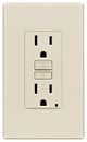 Leviton GFCI Receptacle With Wall Plate, 15 Amp, 125 Volt