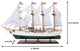Esmeralda Painted Museum-quality Fully Assembled Wooden Model Ship