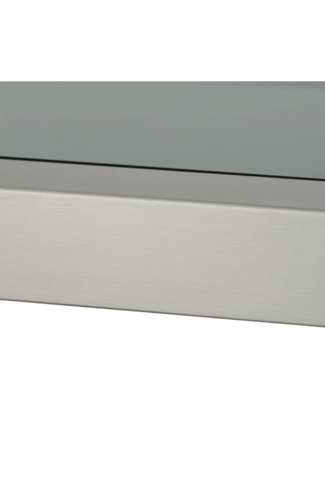 Steel Shelf Cabinet, Eichholtz Corrado I, Silver