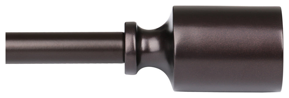 UTOPIA ALLEY 3/4 Inch Curtain Rod - Curtain Rods For Windows 48 to 86", Bronze