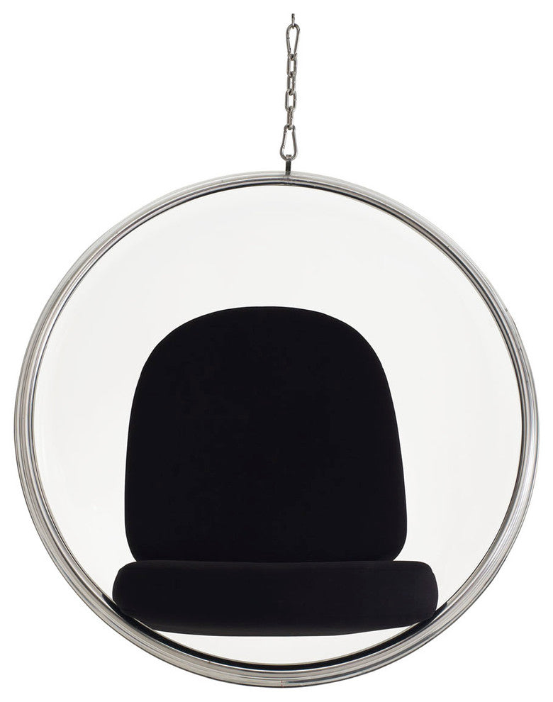 Modern Contemporary Living Room Lounge Chair Black