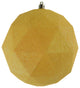 Vickerman M177478DG 6" Yellow Glitter Geometric Ball Ornament, 4 per bag