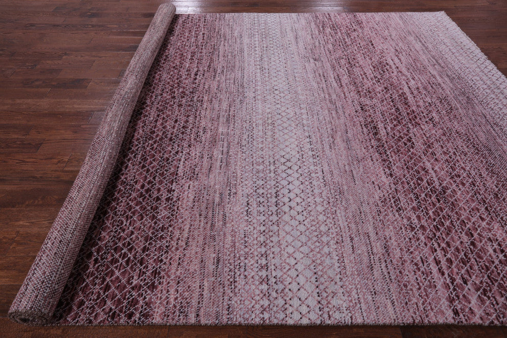 9' 2" X 12' 0" Hand Knotted Savannah Grass Wool Rug - Q13418