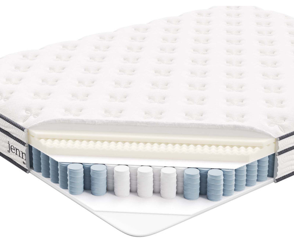 Jenna 8" Queen Innerspring Mattress MOD-6135-WHI