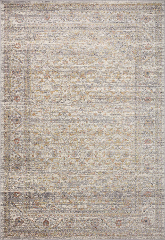 Loloi Indra Stone / Multi 3'-7" x 5'-7" Accent Rug