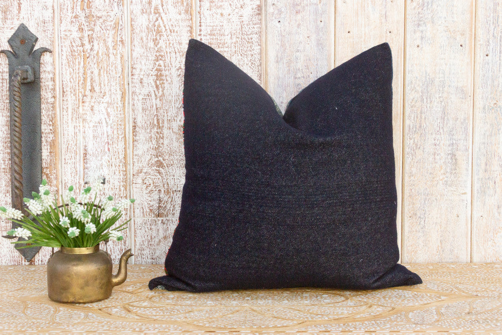 Large Antique Hmong Patch Pillow