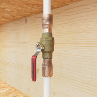 Jones Stephens B67255 2" Full Port Brass Ball Valve - Brass