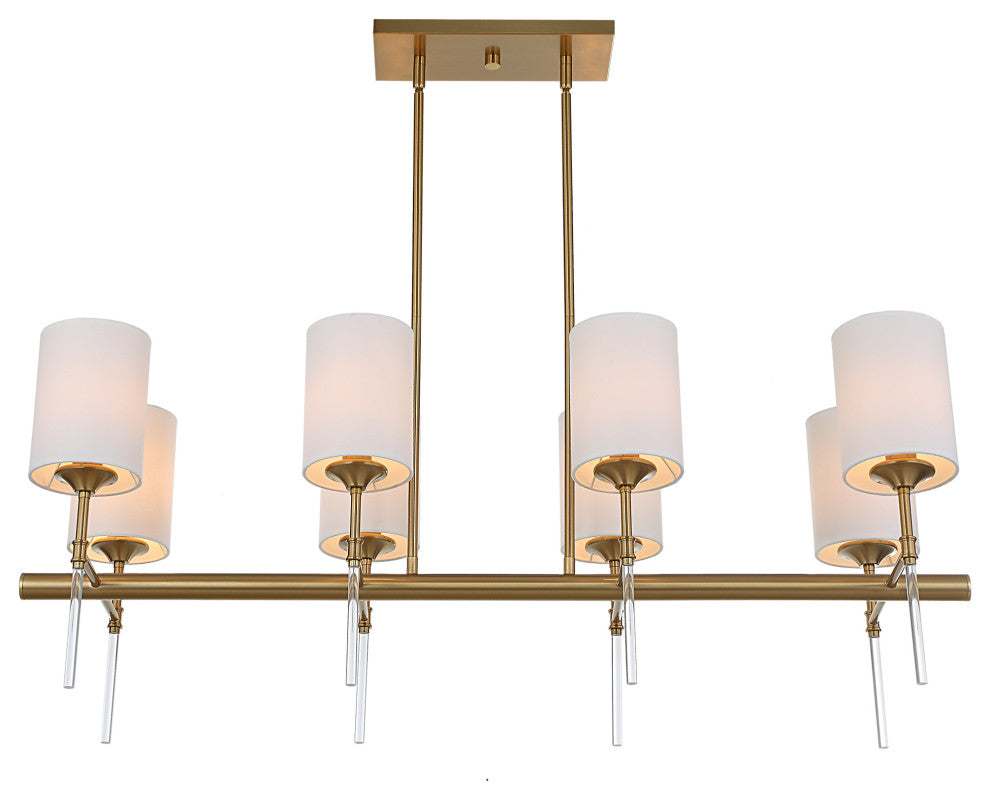 Uttermost Awyr 8 Light Linear Chandelier