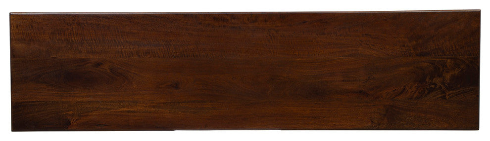Everly 74" Wide Oak Console, Brown
