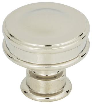 Atlas Homewares A100 Oskar 1-1/4 Inch Mushroom Cabinet Knob - Polished Nickel
