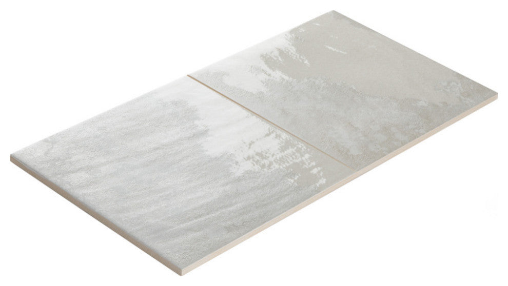 Kings Luxe Tradition Square Silver Ceramic Wall Tile