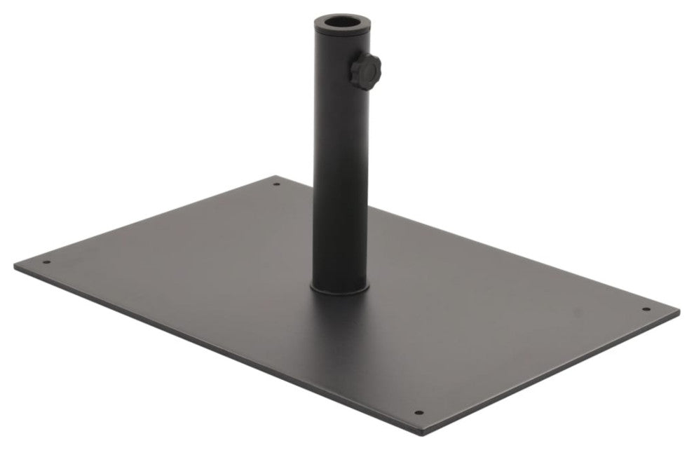 vidaXL Parasol Base Black Steel 33.1 lbs