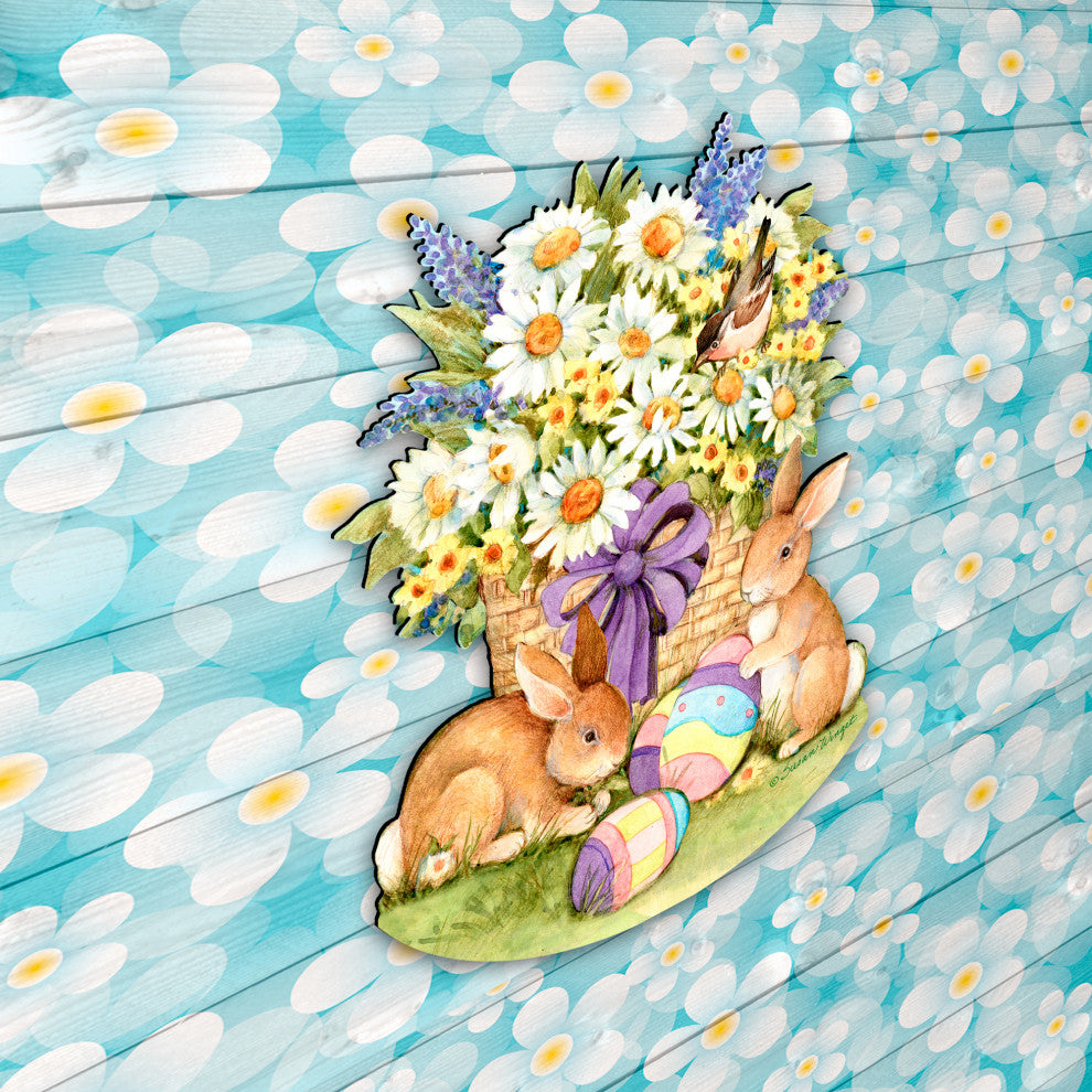 Spring Bunnies Easter Door Decor
