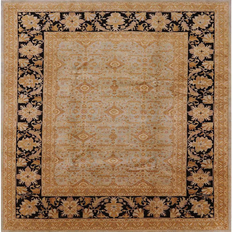 Ahgly Company Indoor Square Mid-Century Modern Area Rugs, 7' Square