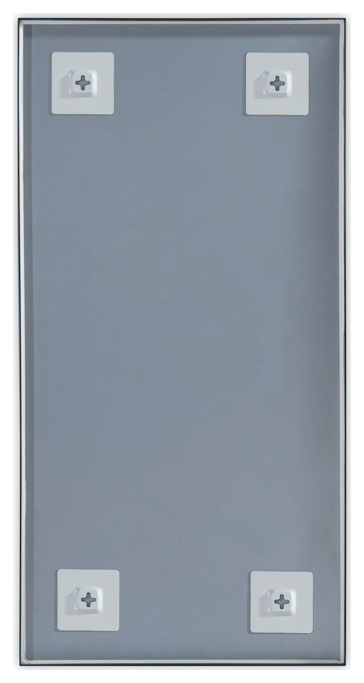 18"x36" Metal Frame Shatterproof Wall Mount Mirror FM1-1836, Matte Black