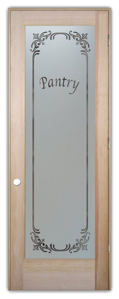 Pantry Door - Lenora - Douglas Fir (stain grade) - 30" x 96" - Knob on Left...